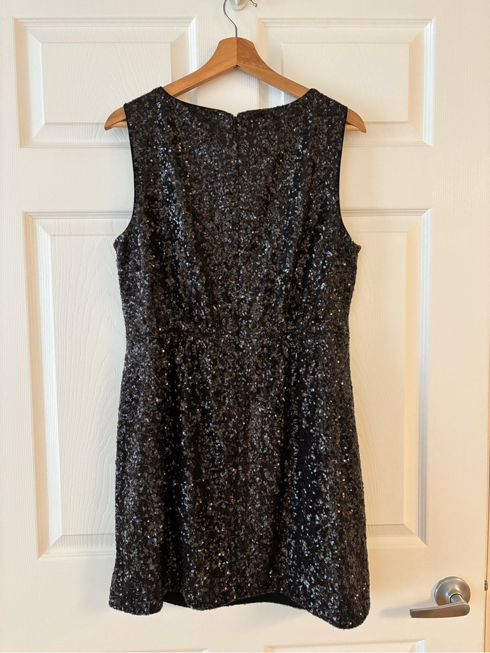 Madewell Black Sequin Sleeveless Mini Dress by Broadway and Broome - Picture 4 of 4